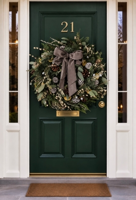 Christmas Wreaths by Clapham Flowers