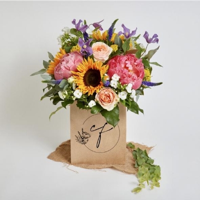 Italian Sunshine. Flower Delivery by Clapham Flowers